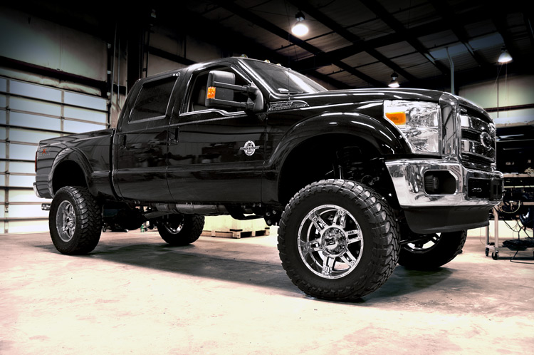 Ford lift kit, installed