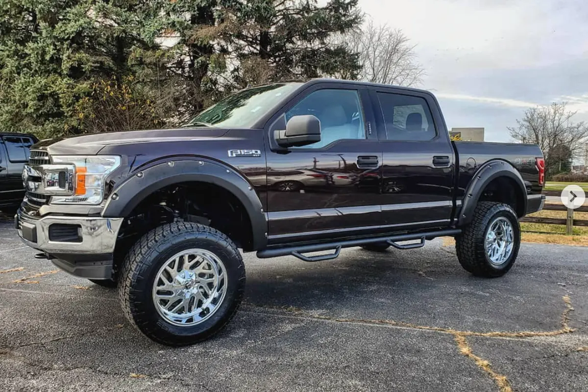 Ford F-150 on fresh wheels and tires