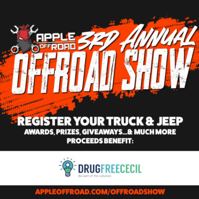 Vehicle Registration: The 3rd Annual Apple Off Road Show