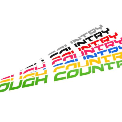 Rough Country Decal | 27 Inch Fender | Pink