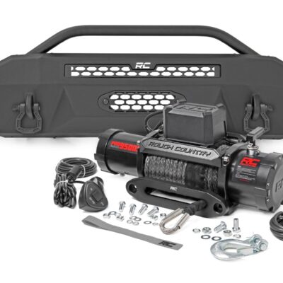 Front Bumper | Hybrid | 9500-Lb Pro Series Winch | Synthetic Rope | Toyota Tacoma (16-23)