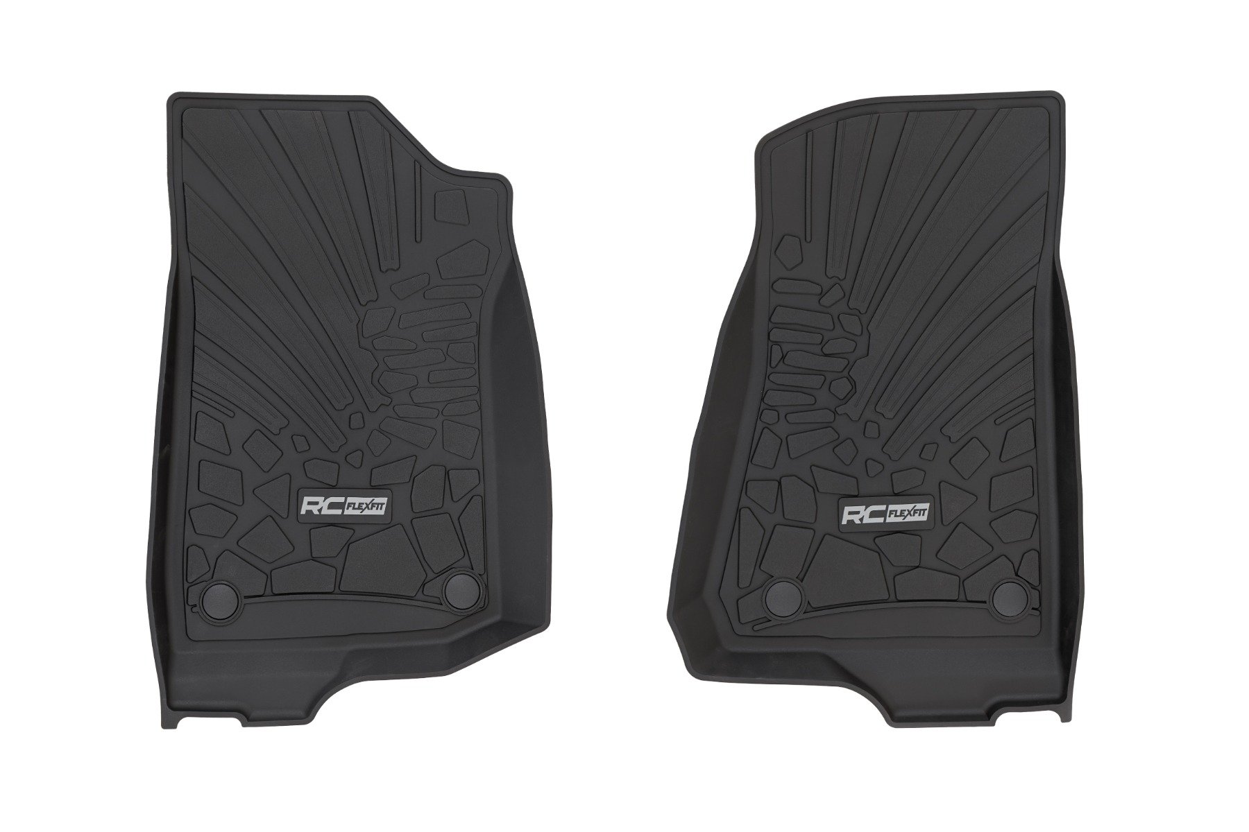 Flex Fit Floor Mats | FR | 2 Door | Jeep Wrangler JL 4WD (2018-2025)
