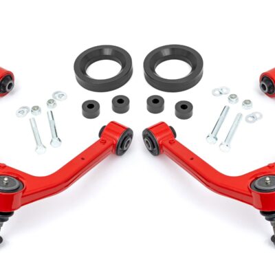 1.75 Inch Leveling Kit | Forged Red UCA | AT4 | GMC Sierra 1500  (2019-2025 & Classic)