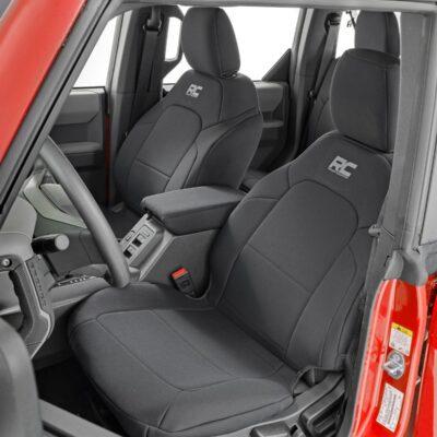 Seat Covers | Bucket Seats |W/Fold Down RR Armrest |FR & RR | 4DR | Ford Bronco (21-25)
