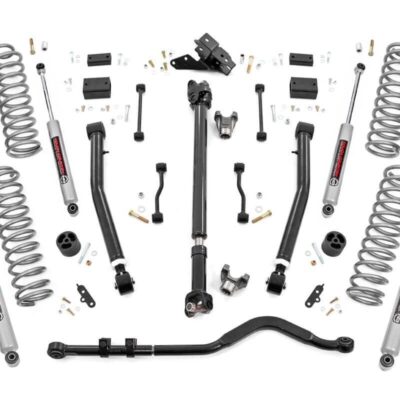 3.5 Inch Lift Kit | Adj Lower | FR D/S | Jeep Wrangler Unlimited 4WD (24-26)