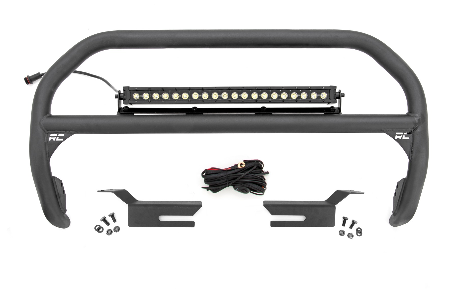 Nudge Bar | 20 Inch BLK DRL Single Row LED | Ford Bronco 4WD (2021-2025)