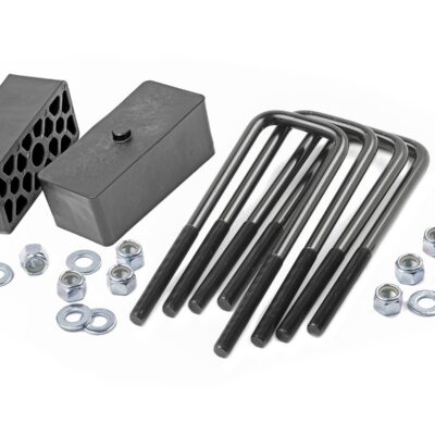 2 Inch Block & U-Bolt Kit | Chevy/GMC 1500 2WD/4WD (99-24)