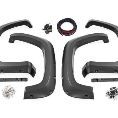 Pocket Fender Flares | GB8 Mosaic Black | Chevy Silverado 2500 HD/3500 HD (20-25)