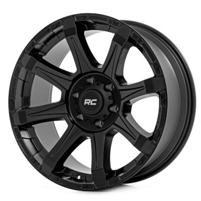 Rough Country 81 Series Wheel | One-Piece | Semi Gloss Black | 20x9 | 8x6.5 | 0mm