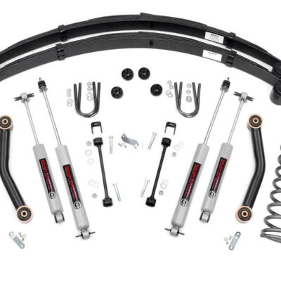 4.5 Inch Lift Kit | RR springs | Jeep Cherokee XJ 2WD/4WD (1984-2001)