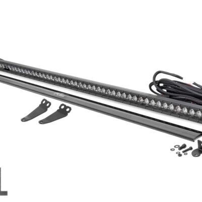 LED Light Kit | Lower Windshield | 50" Black Single Row | White DRL | Polaris General XP 4 1000
