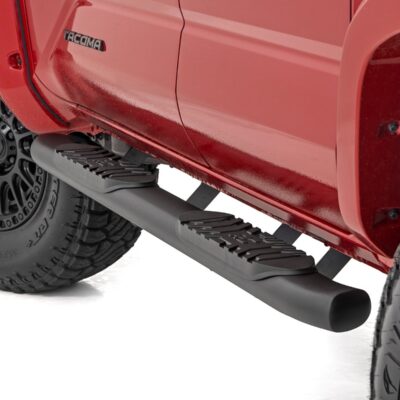 Oval Nerf Step | Double Cab | Black | Toyota Tacoma 2WD/4WD (2024-2025)