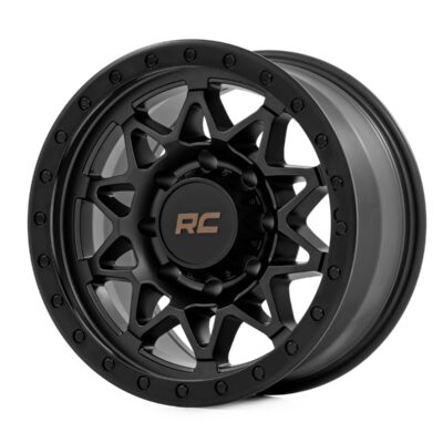 Rough Country 78 Series Wheel | Simulated Beadlock | Black | 18x9 | 8x6.5 | -12mm