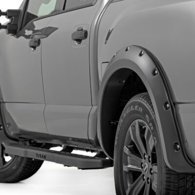 Pocket Fender Flares | Crew | QAK Glacier White | W/O Emblem | Nissan Titan (17-24)
