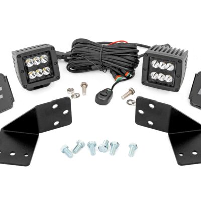 LED Light Kit | Rear Mount | 2" Black Pair | CFMOTO UFORCE 1000