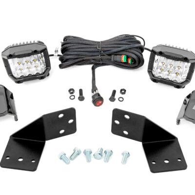 LED Light Kit | Rear Mount | 3" Chrome Pair | Wide Angle | CFMOTO UFORCE 1000