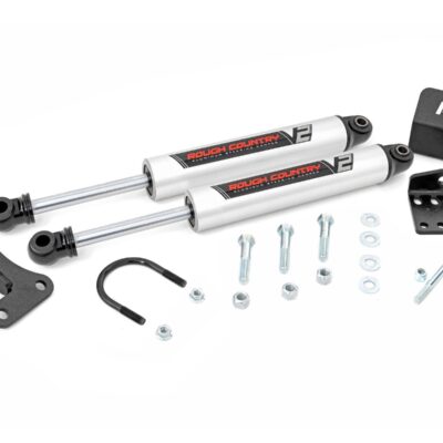 V2 Steering Stabilizer | Dual | 4 Inch Lift | Jeep Grand Cherokee WJ (99-04)