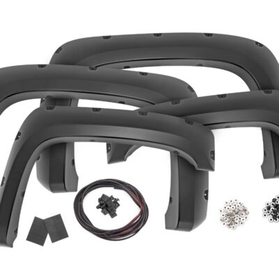 Pocket Fender Flares | 5'9" Bed | GAZ Summit White | Chevy Silverado 1500 (07-13)