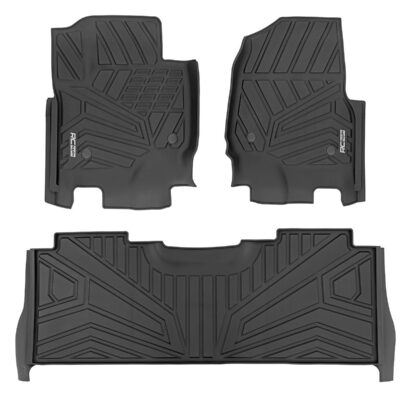 Flex-Fit Floor Mats | Front and Rear | Ford F-250/F-350 Super Duty (17-26)