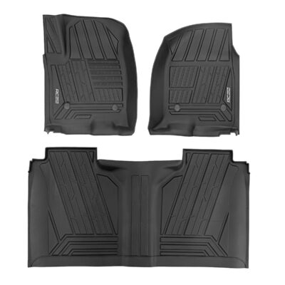Flex-Fit Floor Mats | FR & RR | FR Bucket | Crew | Chevy/GMC 1500/2500HD/3500HD (19-26 & Classic)