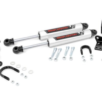 V2 Steering Stabilizer | Dual | 2-8 Inch Lift | Jeep Wrangler JK/Wrangler Unlimited (07-18)