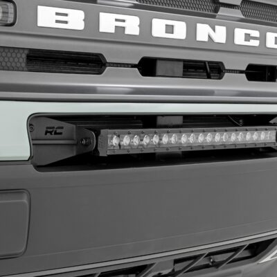 LED Light Kit | Bumper Mount | 20" Black Single Row | Ford Bronco Sport (21-25)