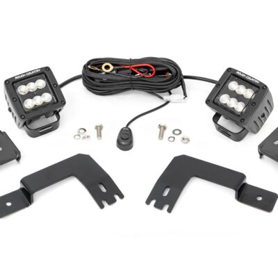 LED Light | Under Bed Mount | 2" Black Pair | Flood | Polaris XPEDITION ADV 5