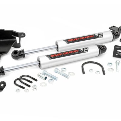 V2 Steering Stabilizer | Dual | 2.5-8 Inch Lift | Jeep Gladiator JT/Wrangler JL (18-26)