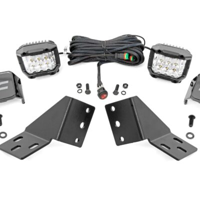 LED Light Kit | Rear Mount | 3" Chrome Pair | Wide Angle | CFMOTO UFORCE U10 1000 PRO