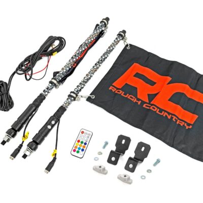 Whip Mount | 2' Multl-Color LED Whip Pair | Can-AM Defender/Segway