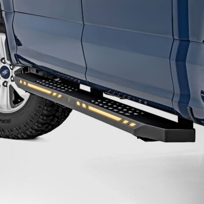 AC2 Running Boards | Amber/White | Crew Cab | Ford F-150/Lightning/F-250/F-350/Raptor (15-26)