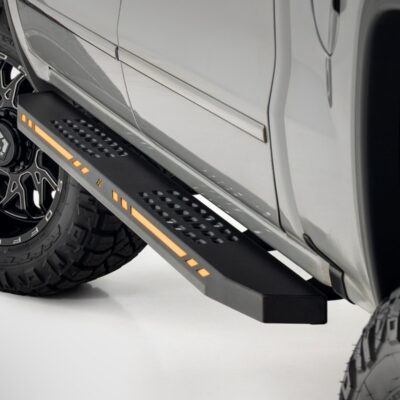 AC2 Running Boards | Amber/White | Crew Cab | Chevy/GMC 1500 (2007-2018)