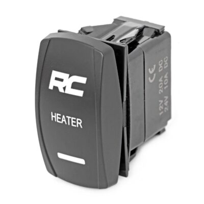 Rocker Switch | Cab Heater | 2x1 with Logo | Blue Back Light