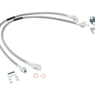 Brake Lines | Stainless | FR | 4-6" Lift | Jeep Cherokee XJ/Wrangler TJ/Wrangler Unlimited