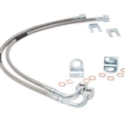 Brake Lines | Stainless | Front | 4-6 Inch Lift | Jeep Wrangler JK/Wrangler Unlimited (07-18)
