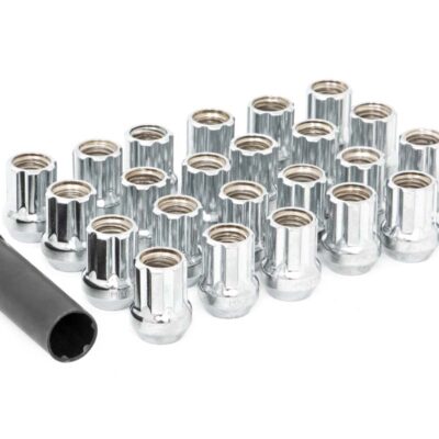 M12 x 1.5 Lug Nut Set of 24 |Chrome | Open End