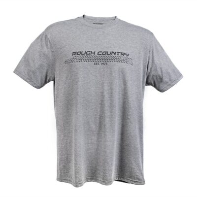 Rough Country T-Shirt | Horizontal Tread | Grey | XL