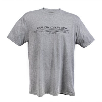 Rough Country T-Shirt | Horizontal Tread | Grey | 3XL